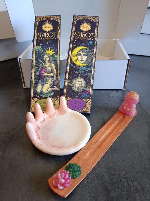 Coffret cadeau rose - création unique