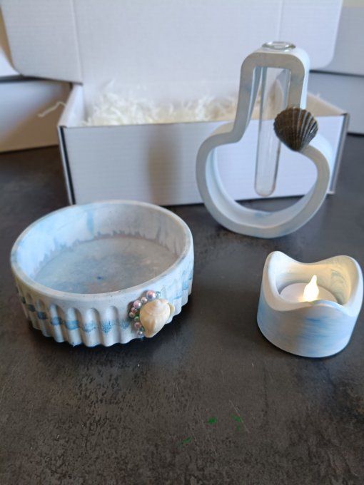 Coffret cadeau Mer- création unique