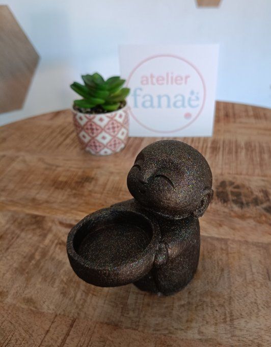 Bouddha porte bougie