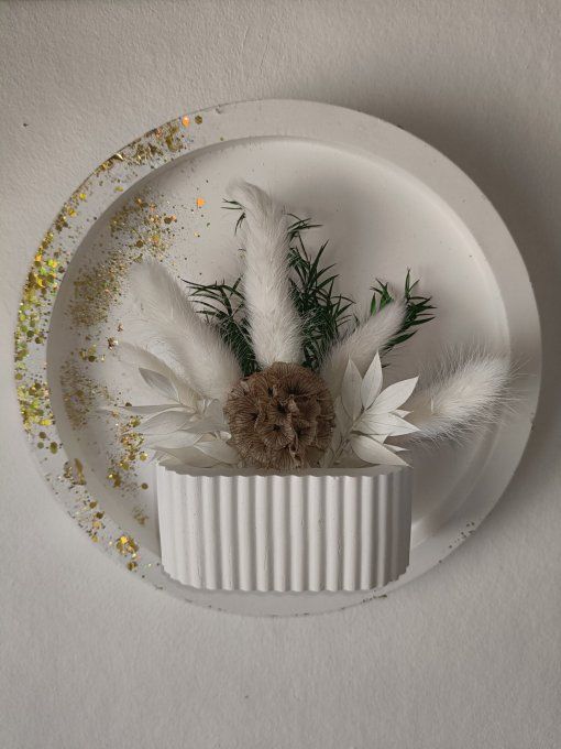 Décoration florale "Or"