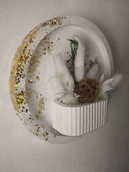 Décoration florale "Or"