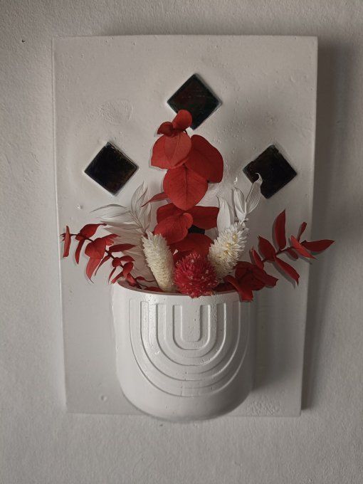 décoration florale " irisée"