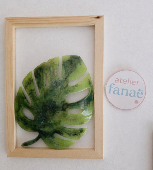 cadre feuille MOnstera