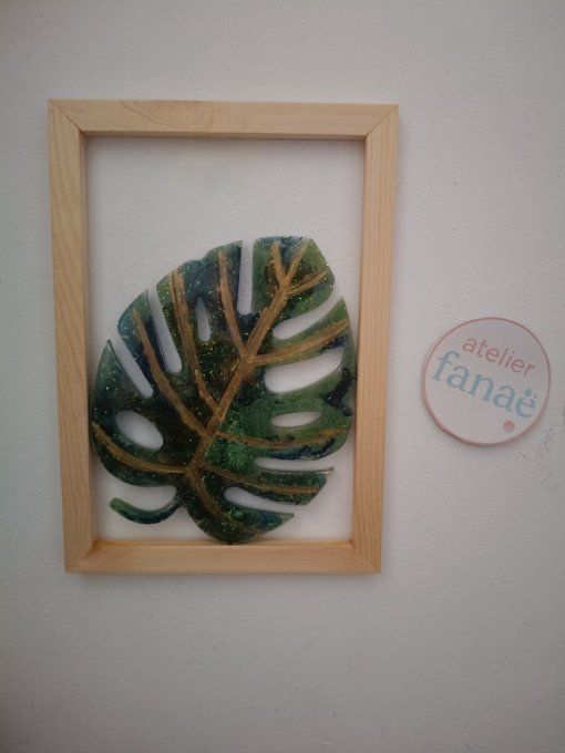 cadre Feuille Monstera